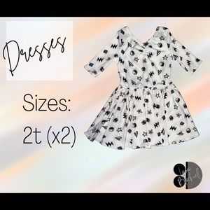 DotDotSmile ballerina 2T dresses. NWT.